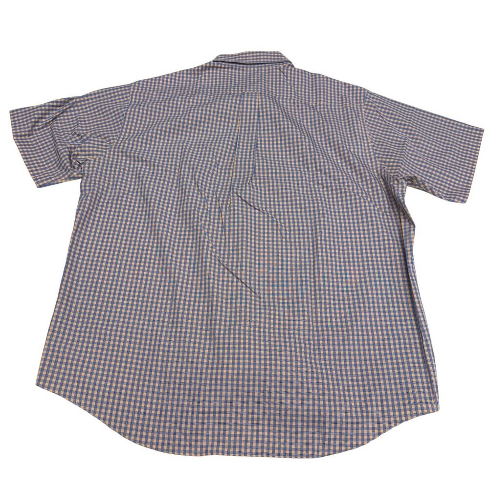 Brooks Brother Mens Regular Fit Non Iron Button Down SS Plaid Shirts, Size XL - Picture 2 of 5